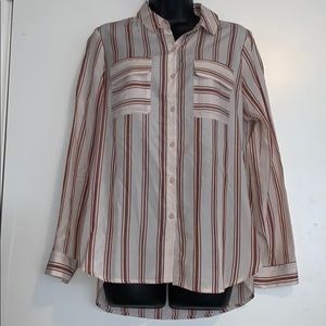 EXPRESS The City Shirt Small Button Up Blouse EUC